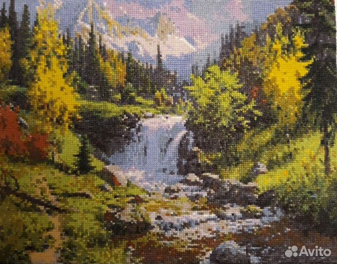 Картина вышивка крестиком мулине