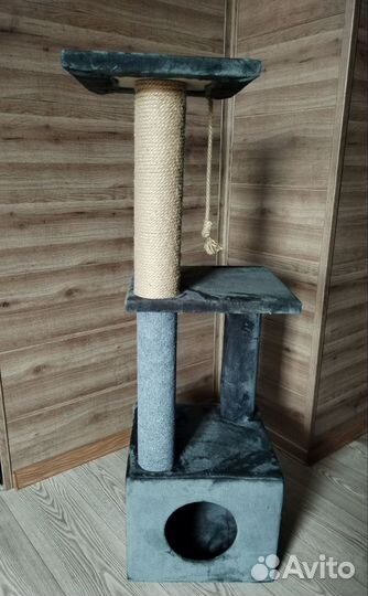 Когтеточка домик для кошки бу