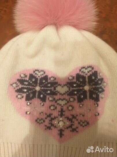 Зимняя шапка Mialt р50(шерсть, нат.мех)