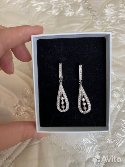 Серьги серебро 925