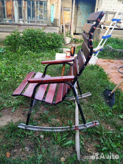 Садовая качалка ручной работы