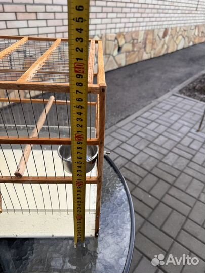 Клетка для птиц из дерева