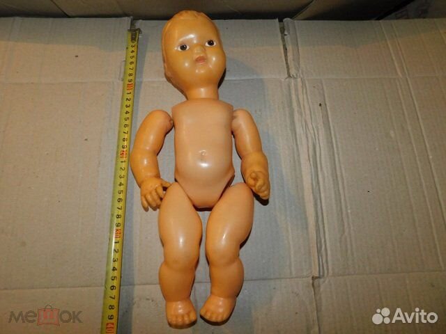 Большая старинная кукла пупс,период СССР
