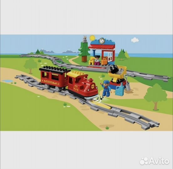 Lego Duplo 10874 Поезд (Железная дорога)