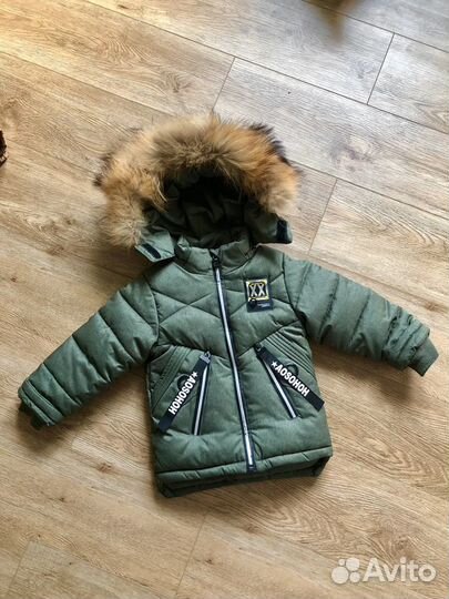 Зимняя куртка для мальчика 86-92