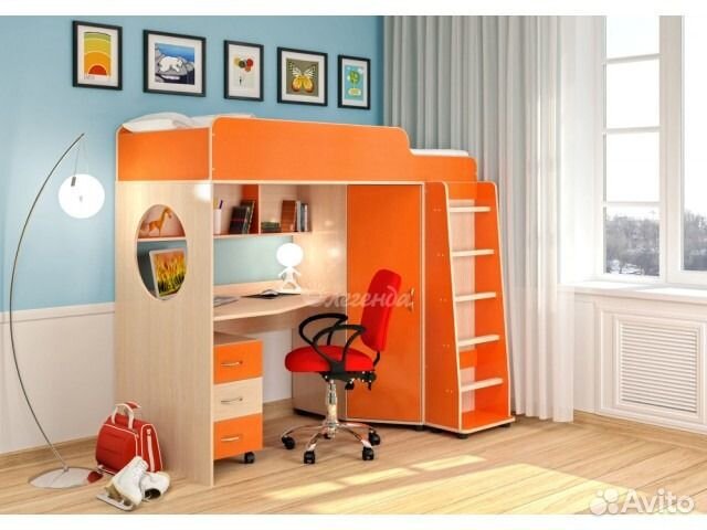 Кровать чердак