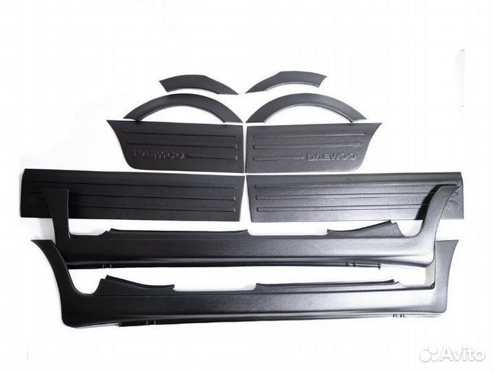 Пластиковый обвес на матиз