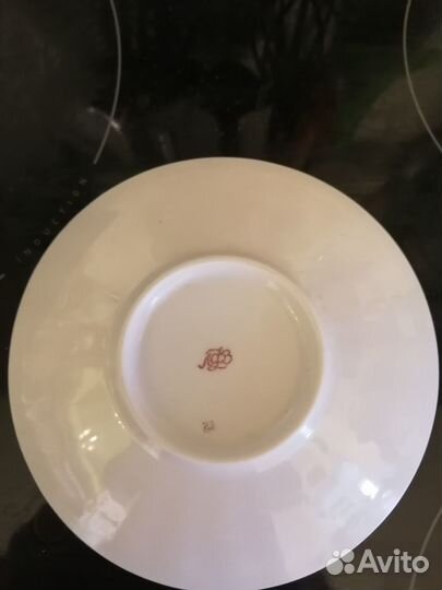 Блюдца разные: Гарднер, Лфз, Довбыш. фарфор