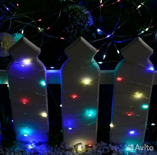 Гирлянда на солнечной батарее USL-S-128/PT9900 DEW