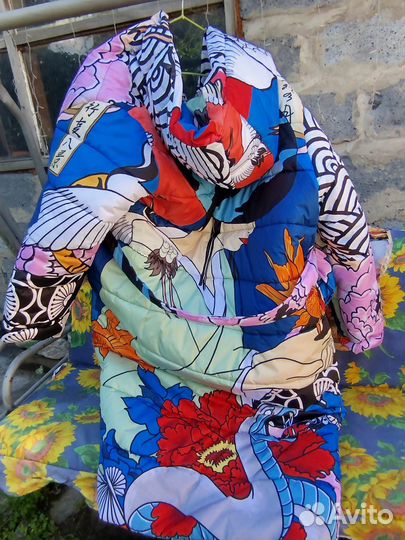 Пуховик пальто на синтепоне