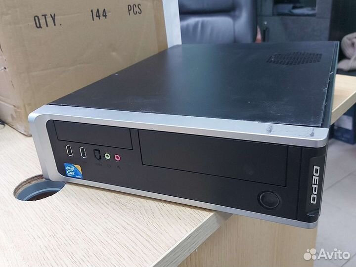 Корпус Desktop, горизонтальный mATX с б/п 250w