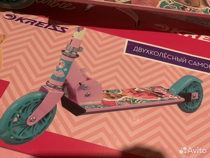 Самокат детский для девочки бу