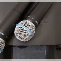 Радиомикрофоны Shure база и 2 радиомикрофона