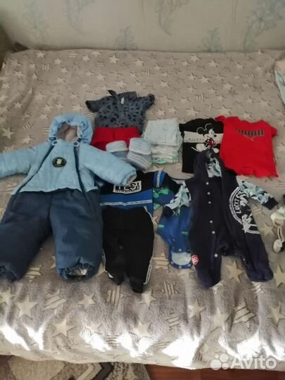 Детские вещи пакетом на мальчика 68 74