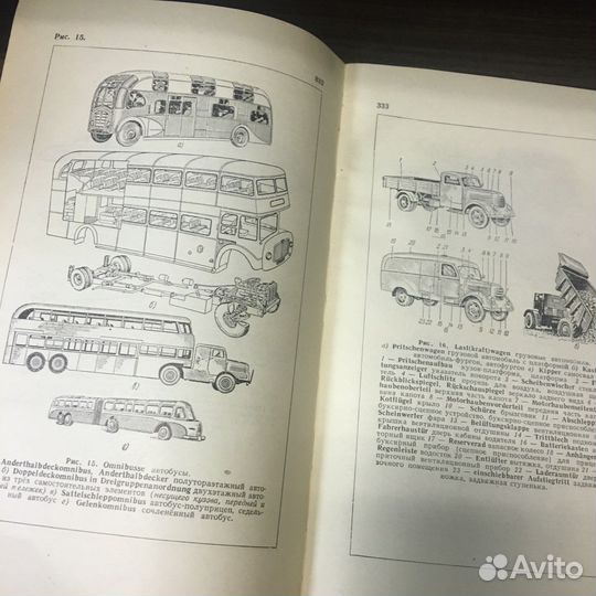 Немецко-русский автотракторный словарь 1961 год