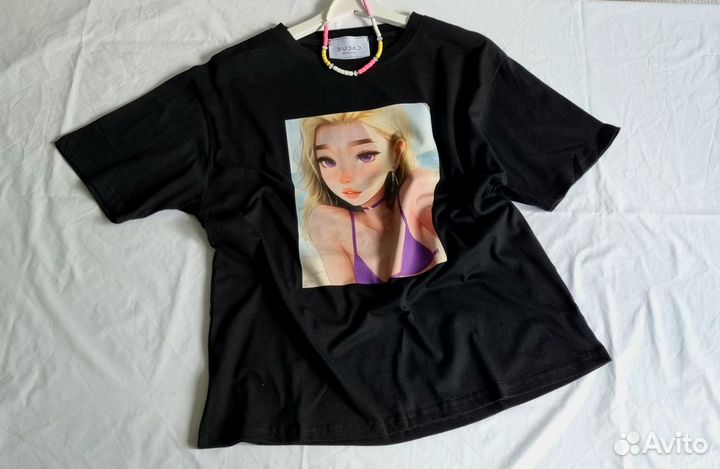 Футболка женская оверсайз