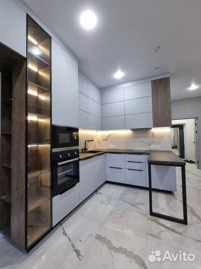 Кухни на заказ / угловая кухня / прямая кухня