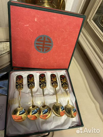 Подарочный набор ложки винтаж.Япония