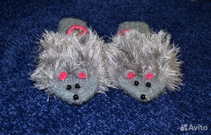 Hand Made Шапка FOX, Варежки, д/ девочки мальчика