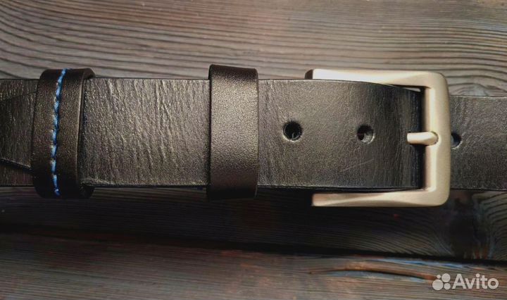 Кожаный ремень ручной работы