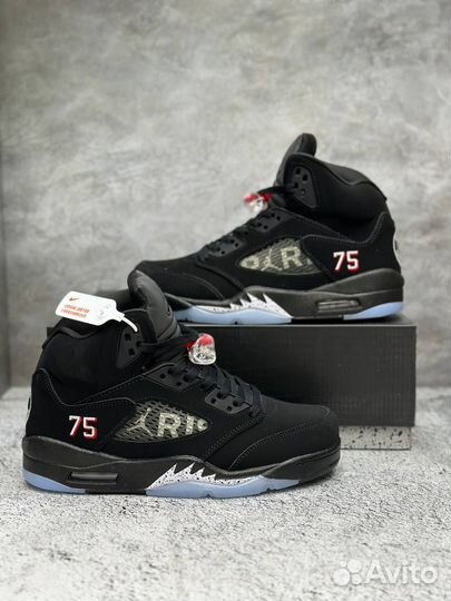 Nike Air Jordan 5 Черные