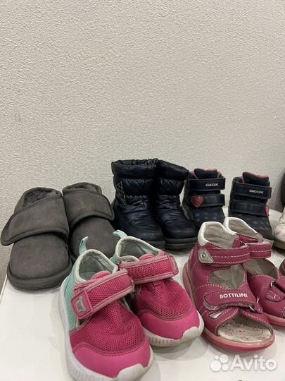 Детская обувь пакетом для девочки 22 - 26 размер
