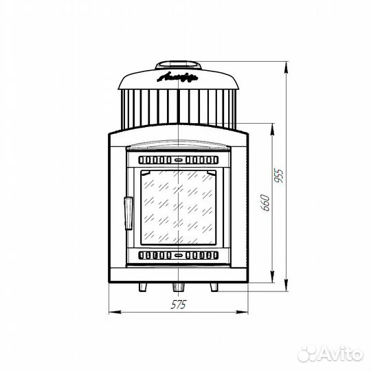 Печь Для Бани Атмосфера L ктт ламели «Жадеит» набо