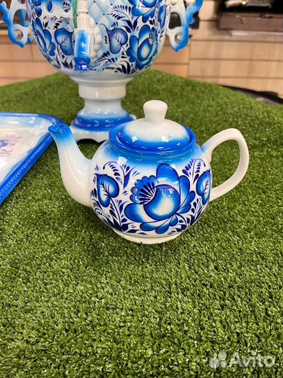 Самовар Гжель