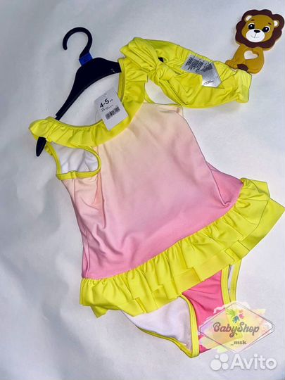 Купальник для девочки Mothercare новый 110