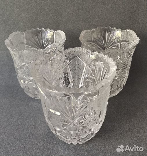 Ваза хрустальная Чехословакия, новая