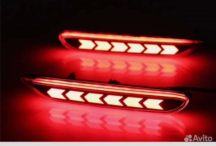 Задние противотуманнки Nissan qashqai 2016-2018