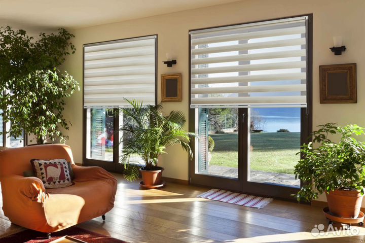 Рулонные шторы и Жалюзи с Установкой в Подарок