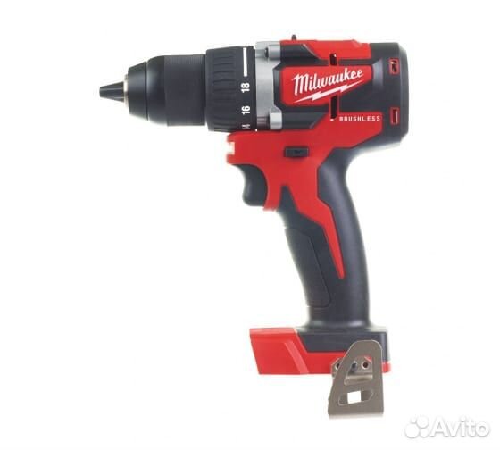 Бесщеточная дрель шуруповерт Milwaukee M18cbldd-0