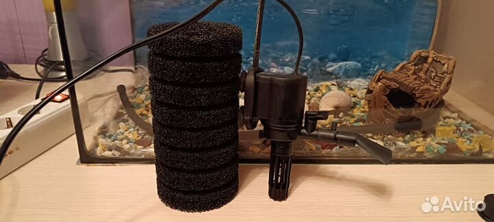 Аквариум с аксессуарами