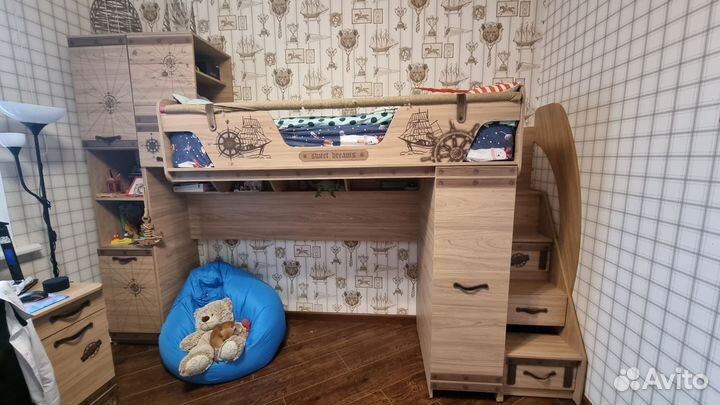 Кровать чердак Корсар