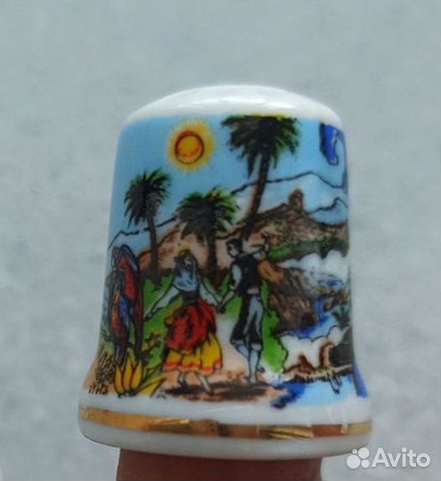Наперсток сувенирный, фарфор