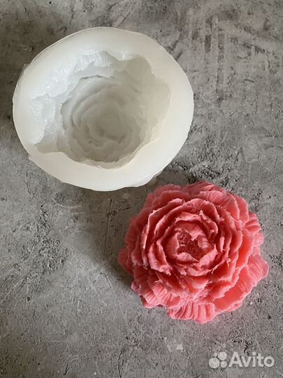 Молд силиконовый Пион