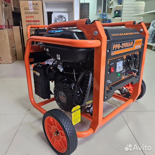 Бензиновый генератор Carver 3900AM