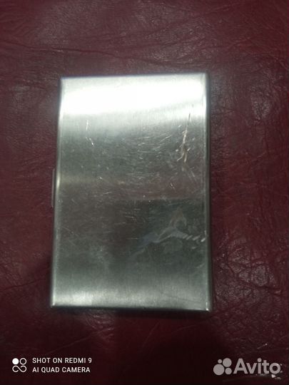 Визитница металлическая