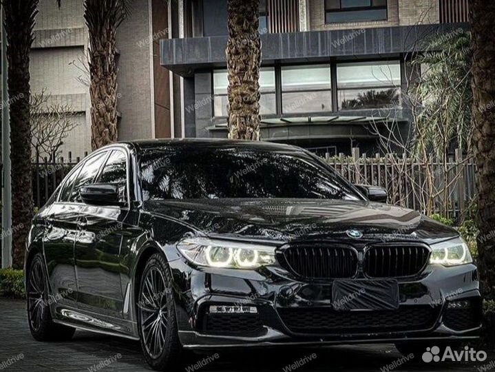 Обвес BMW 5 G30 с решеткой радиатора черный