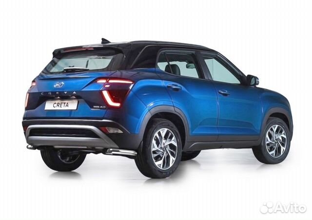 Защита заднего бампера Rival Hyundai Creta II 21