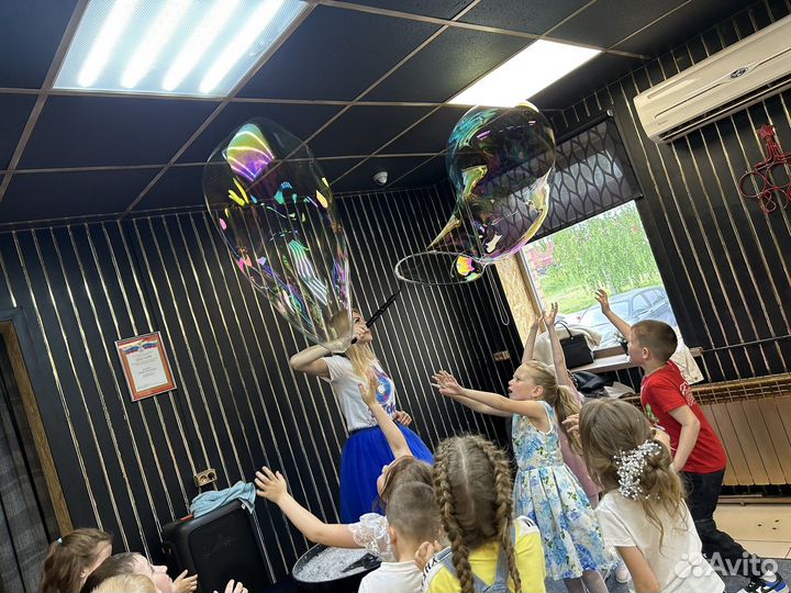 Шоу мыльных пузырей