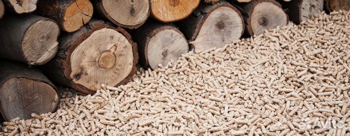 Пеллеты (топливные гранулы) белые 6мм в наличии