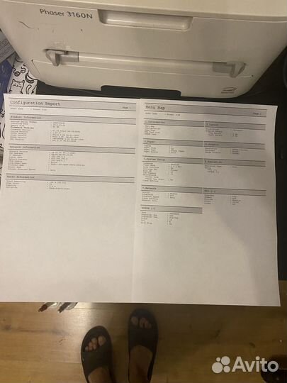 Принтер xerox 3160 + картридж