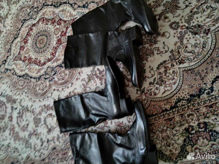 Хромовые сапоги СССР