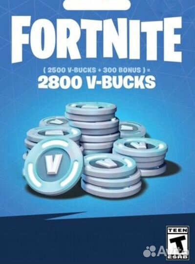 Fortnite V-Bucks 1000/2800/5000/13500 (PC)