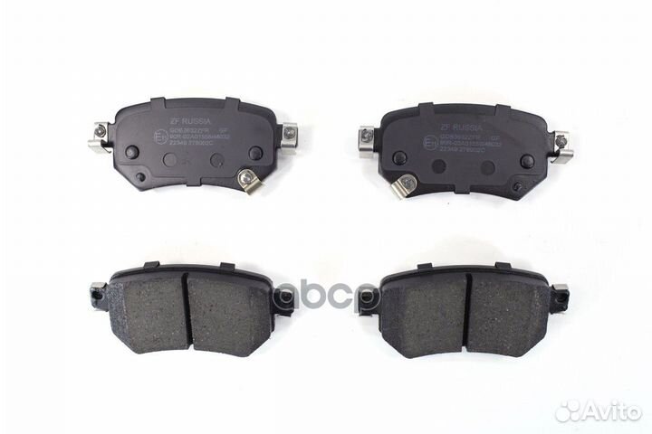 Колодки тормозные дисковые(аналог TRW GDB3632)