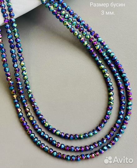 Чокер из натурального камня пирит