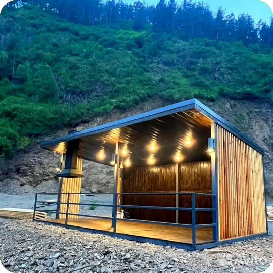 Аренда беседки для отдыха на Мане