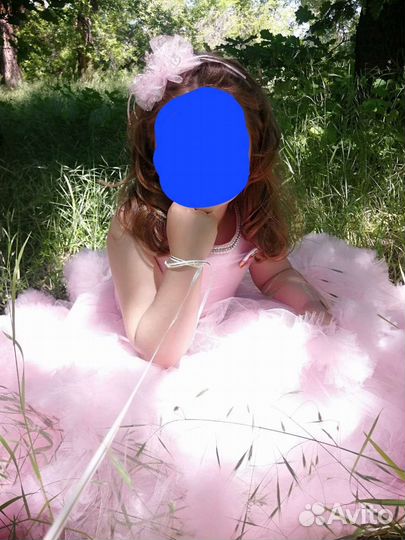 Нарядное платье для девочки Облако